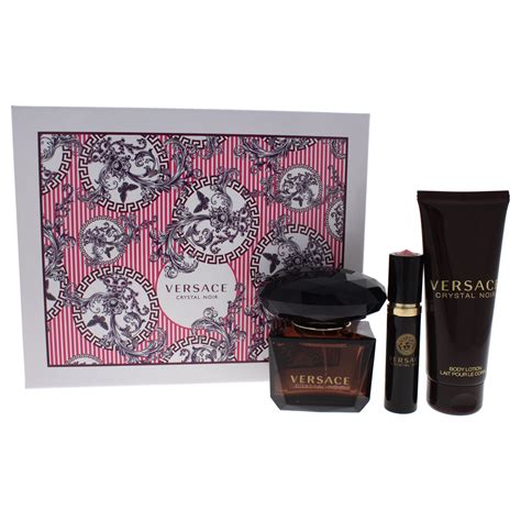 crystal noir versace gift set|versace crystal noir body lotion.